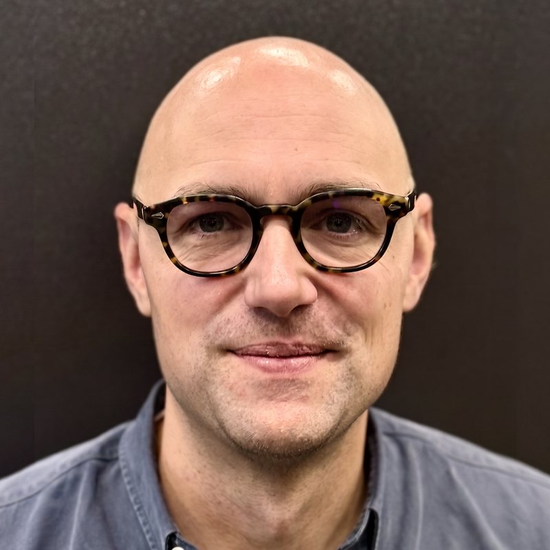 Porträtt av Gustav Bobeck, ägare till Defab Production